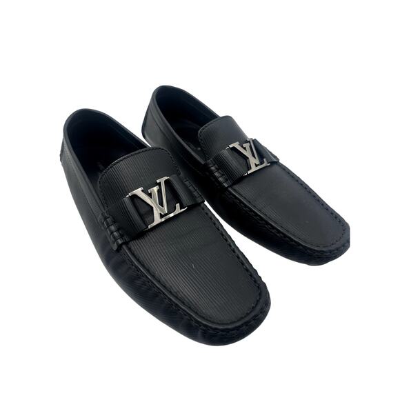 Louis Vuitton Calf Leather LV Logo Monte Carlo Moccasin Loafers Men\'s Size 11 main image 6